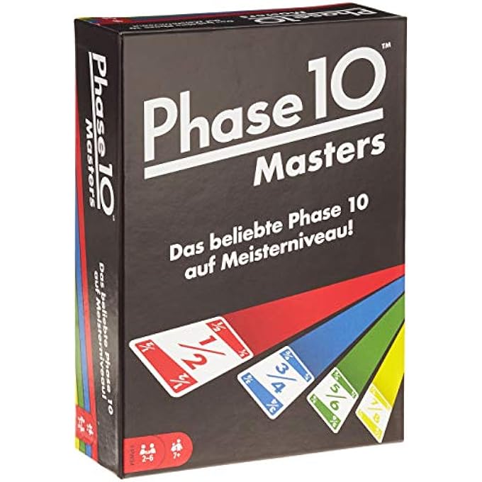 rayihni FPW34 PHASE 10 MASTERS CARD GAME (COVER MAY VARY) - Image 1